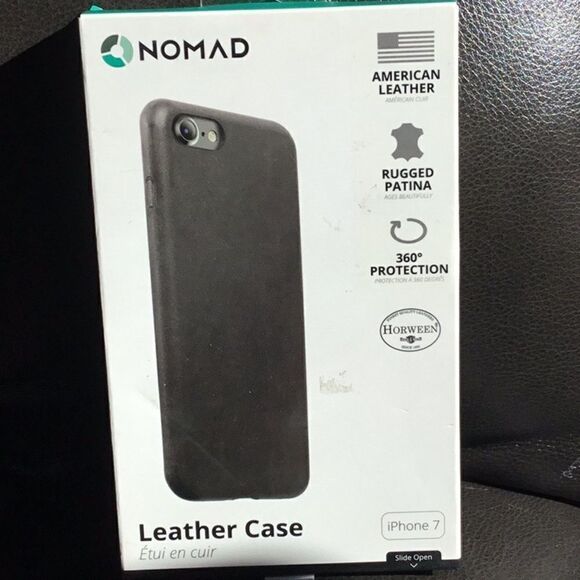 Nomad Horween Leather Case iPhone 7 Case (F) - Picture 1 of 6